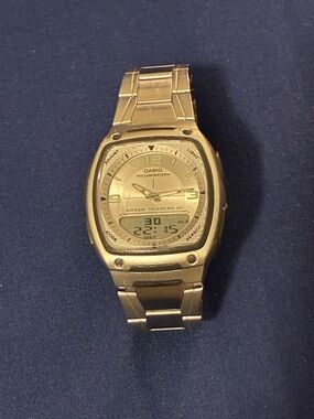 Casio Illuminator Men's Two-Tone Gold and Silver Watch